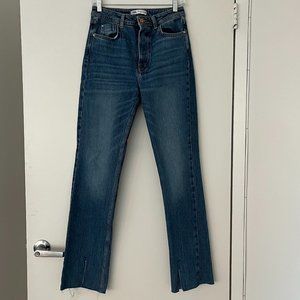 Zara Split Hem Jean
